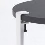 HANAH HOME Sto za dnevnu sobu Fregoia Anthracite White - slika 5