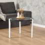 HANAH HOME Sto za dnevnu sobu Fregoia Anthracite White - slika 1