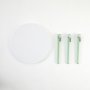 HANAH HOME Sto za dnevnu sobu Fregoia White Mint Green - slika 4
