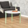 HANAH HOME Sto za dnevnu sobu Fregoia White Mint Green - slika 1