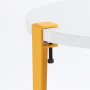 HANAH HOME Sto za dnevnu sobu Fregoia White Yellow - slika 5