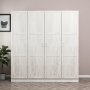 HANAH HOME Ormar u beloj boji Kale Country 2449 (506MNR2448) - slika 2
