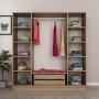 HANAH HOME Ormar u braon boji Kale 7628 (506MNR2486) - slika 5