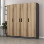 HANAH HOME Ormar u braon boji Kale 5105 (506MNR2465) - slika 1
