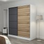 HANAH HOME Ormar belo- sive - braon boje Kale 3160 (506MNR2521) - slika 3