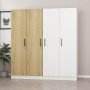 HANAH HOME Ormar orah - bela boja Kale 3954 (506MNR2441) - slika 5