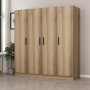 HANAH HOME Ormar u braon boji Kale 7498 (506MNR2485) - slika 1