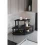 HANAH HOME Kuhinjska polica Countertop Black - slika 1