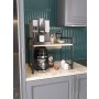 HANAH HOME Kuhinjska polica Malta Atlantic Pine Black - slika 2
