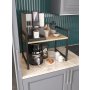 HANAH HOME Kuhinjska polica Malta Atlantic Pine Black - slika 1