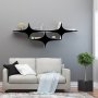 HANAH HOME Zidna polica Susen 3 Black - slika 1