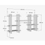HANAH HOME Zidna polica Tefo White - slika 4