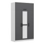HANAH HOME Ormar Minar 3 Kapak 255 Anthracite White (506MNR2412) - slika 4