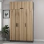 HANAH HOME Ormar Minar 255 Dore Anthracite (506MNR2416) - slika 3