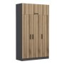 HANAH HOME Ormar Minar 255 Dore Anthracite (506MNR2416) - slika 4