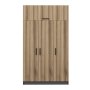 HANAH HOME Ormar Minar 255 Dore Anthracite (506MNR2416) - slika 5