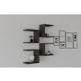 HANAH HOME Zidna polica Base Anthracite - slika 2