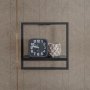 HANAH HOME Zidna polica Kare Black - slika 1