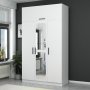 HANAH HOME Ormar Kale sa ogledalom 255 White (506MNR2404) - slika 2