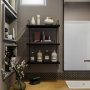 HANAH HOME Zidna polica Pulalis Anthracite - slika 1