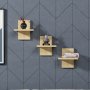 HANAH HOME Zidna polica Quincy Oak - slika 1