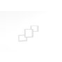 HANAH HOME Zidna polica Silver White - slika 3