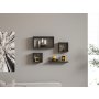 HANAH HOME Zidna polica Babi Anthracite - slika 2
