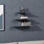 HANAH HOME Zidna polica Ohio Anthracite - slika 2
