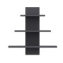 HANAH HOME Zidna polica Ohio Anthracite - slika 3