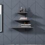 HANAH HOME Zidna polica Ohio Anthracite - slika 1
