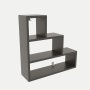 HANAH HOME Zidna polica Piramit Anthracite - slika 2