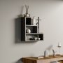 HANAH HOME Zidna polica Piramit Anthracite - slika 1