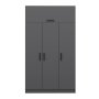 HANAH HOME Ormar Minar 235 Anthracite (506MNR2413) - slika 5