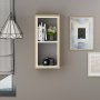 HANAH HOME Zidna polica Zera Sapphire Oak White - slika 1