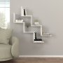 HANAH HOME Zidna polica Zig Zag White - slika 4