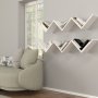 HANAH HOME Zidna polica Zig Zag White - slika 5