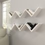 HANAH HOME Zidna polica Zig Zag White - slika 1