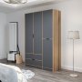 HANAH HOME Ormar u sivo - braon boji Elina 8163 (506MNR3729) - slika 3