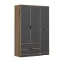 HANAH HOME Ormar u sivo - braon boji Elina 8163 (506MNR3729) - slika 5