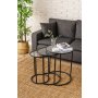 HANAH HOME Alya Black Transparent - slika 1