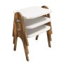 HANAH HOME Paris Walnut White 3 kom - slika 3
