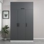 HANAH HOME Ormar Minar 235 White Anthracite (506MNR2417) - slika 3