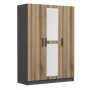 HANAH HOME Ormar u boji hrasta Kale 2261 (506MNR2261) - slika 1