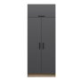 HANAH HOME Ormar Kale Anthracite 2240 (506MNR2240) - slika 1