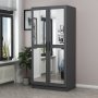 HANAH HOME Ormar Kale Mirror Anthracite 210 (506MNR2153) - slika 1