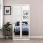 HANAH HOME Ormar Kale Chain Mirror Antique White 210 (506MNR2149) - slika 1