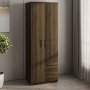 HANAH HOME Ormar Merlin 2 Walnut (382NRC1163) - slika 1