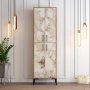 HANAH HOME Ormar za cipele Berlin A Walnut White Marble (845HCT4103) - slika 2