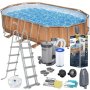 BESTWAY Steel Pro MAX ovalni bazen 6.10 x 3.66 x 1.22m sa masažerom i pumpom - slika 4