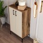 HANAH HOME Ormar za cipele Prag Walnut Cream (845HCT4110) - slika 5